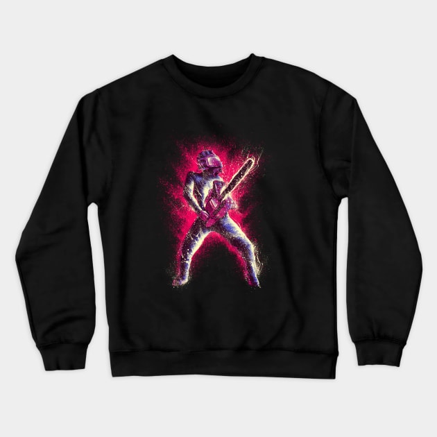 Chainsaw Pink Crewneck Sweatshirt by barmalisiRTB